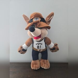San Antonio Spurs Coyote #2 Plush Collectibles 14" Tall